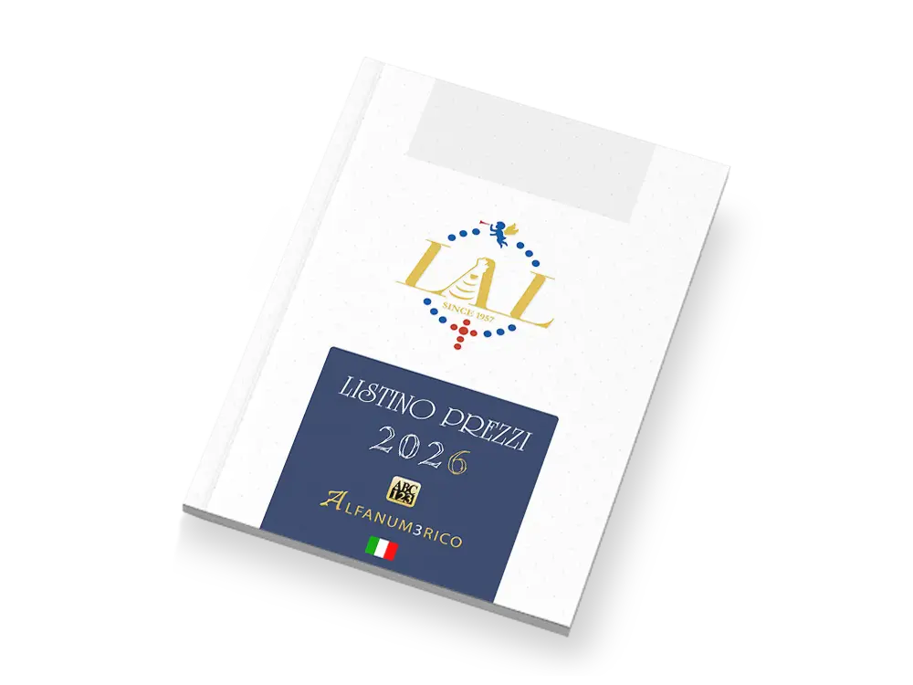 Copertina listino prezzi alfanumerico